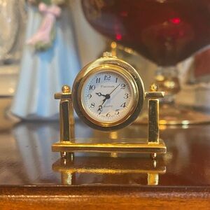Gold Table Clock